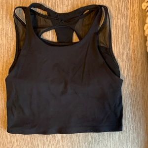 Lululemon Cropped Tank w/ Built in Bra